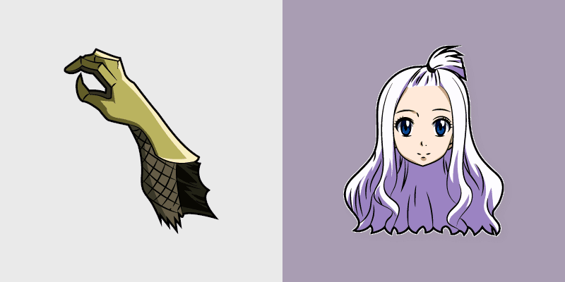 Fairy Tail custom cursor pack preview for Chrome, Edge and Windows