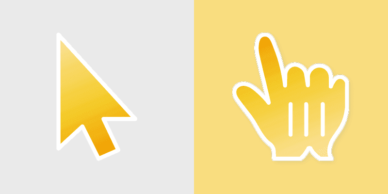 Sunny Summer custom cursor pack preview for Chrome, Edge and Windows