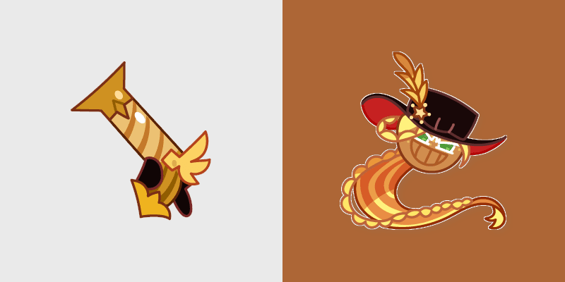 Cute Cursor Cookie Run - Rye Cookie custom cursor pack preview for Chrome, Edge and Windows