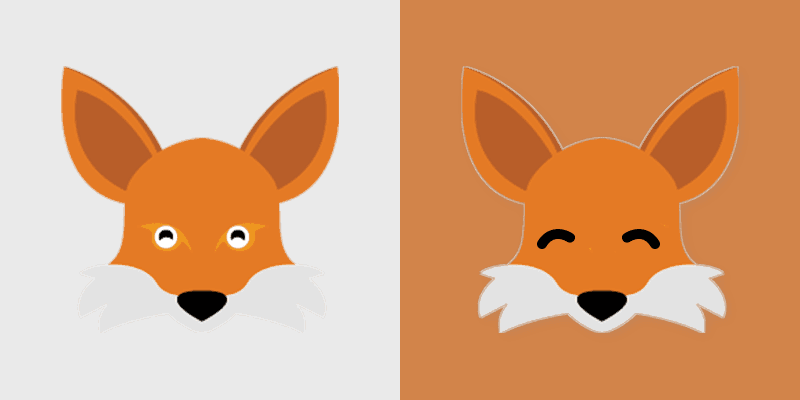 Fox custom cursor pack preview for Chrome, Edge and Windows