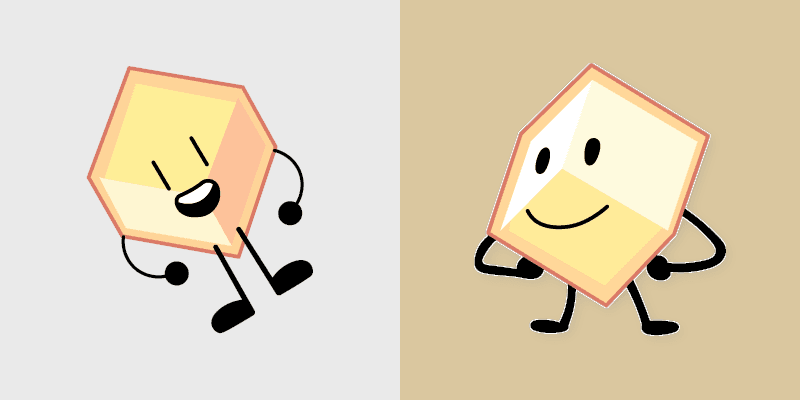 Battle for Dream Island Loser custom cursor pack preview for Chrome, Edge and Windows