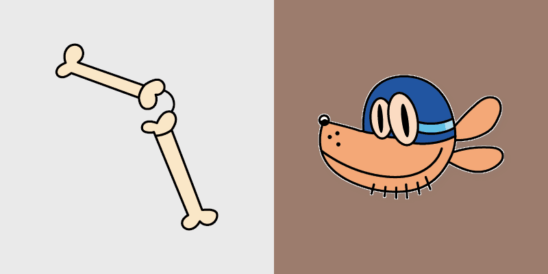 Dog Man Superhero custom cursor pack preview for Chrome, Edge and Windows