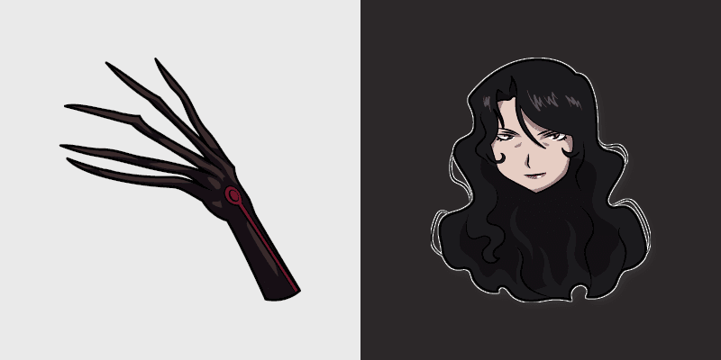 Lust Fullmetal custom cursor pack preview for Chrome, Edge and Windows