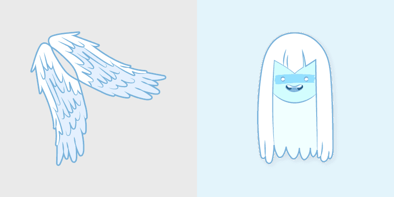 Guardian Angel custom cursor pack preview for Chrome, Edge and Windows