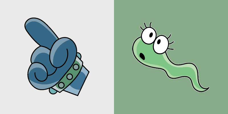 Dog Man Molly custom cursor pack preview for Chrome, Edge and Windows