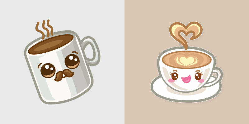 Kawaii custom cursor pack preview for Chrome, Edge and Windows