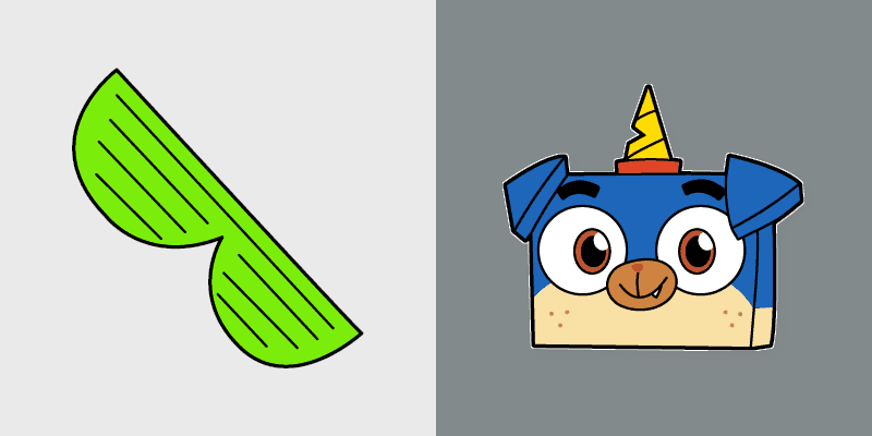 Unikitty's custom cursor pack preview for Chrome, Edge and Windows