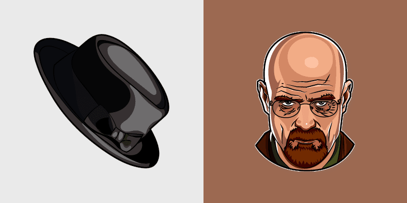 Breaking BAD Walter White custom cursor pack preview for Chrome, Edge and Windows