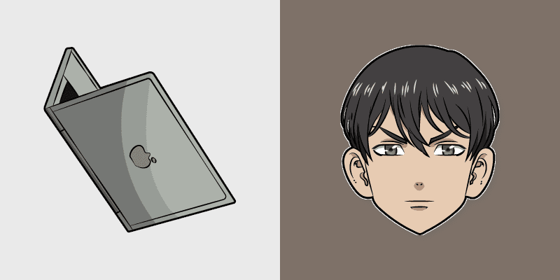 Naoto Tachibana custom cursor pack preview for Chrome, Edge and Windows