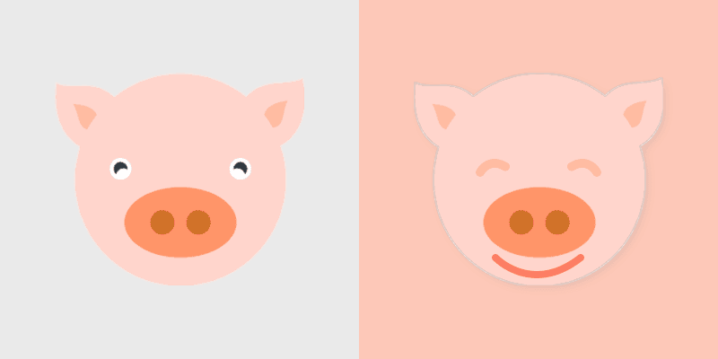 Piglet custom cursor pack preview for Chrome, Edge and Windows