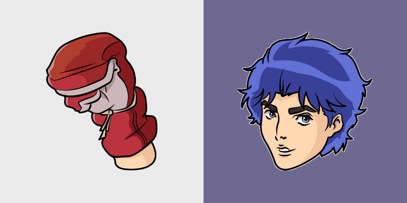 JoJo Adventure Themes custom cursor pack preview for Chrome, Edge and Windows