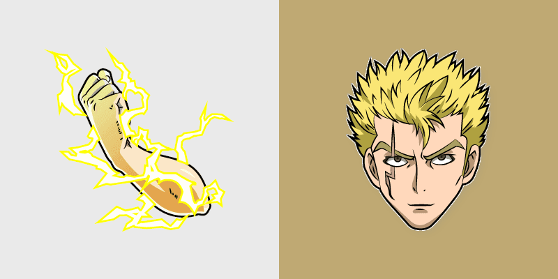 Laxus Dreyar custom cursor pack preview for Chrome, Edge and Windows