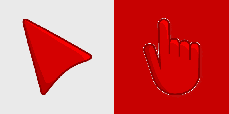 Chilli Pepper custom cursor pack preview for Chrome, Edge and Windows