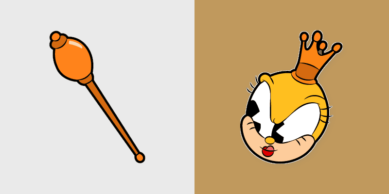 Cute Cursor Cuphead - Rumor Honeybottoms Pack custom cursor pack preview for Chrome, Edge and Windows