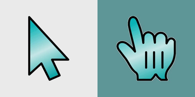Chrysoprase Green custom cursor pack preview for Chrome, Edge and Windows
