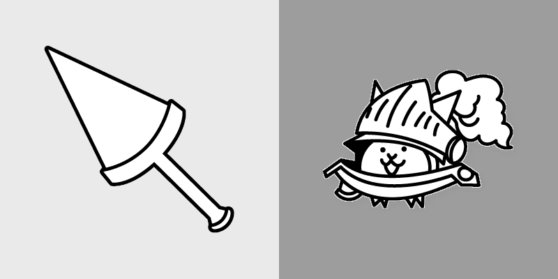 Battle Cat's Knightly Mouse custom cursor pack preview for Chrome, Edge and Windows