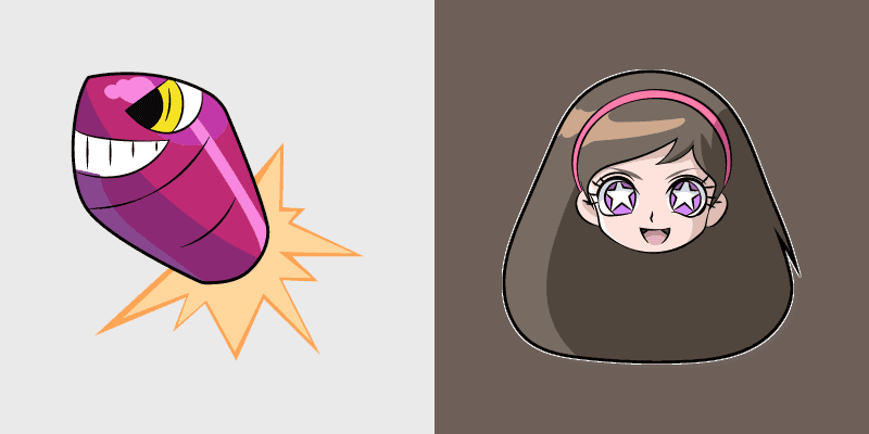 Cute Cursor Powerpuff Girls Z Miko Shirogane custom cursor pack preview for Chrome, Edge and Windows