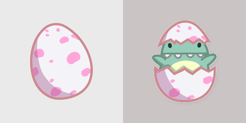Cute Dino custom cursor pack preview for Chrome, Edge and Windows