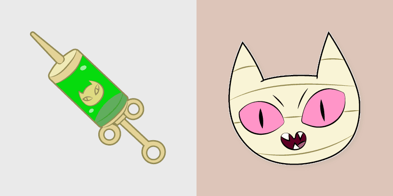 Me-Mow Assassin custom cursor pack preview for Chrome, Edge and Windows