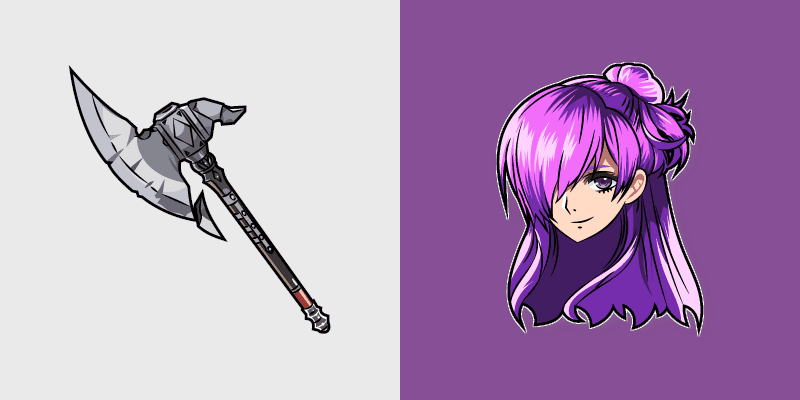 Cursor - Fire Emblem Shez War-Axe Pack custom cursor pack preview for Chrome, Edge and Windows