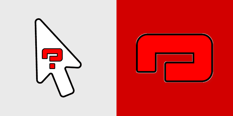 Question Mark Prank custom cursor pack preview for Chrome, Edge and Windows