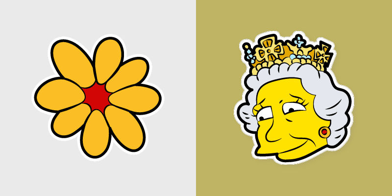 Queen Elizabeth II custom cursor pack preview for Chrome, Edge and Windows