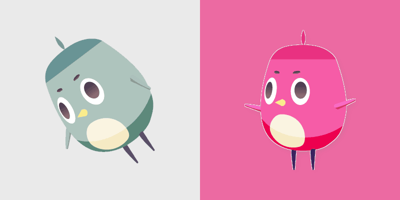 Ooblets Moogy custom cursor pack preview for Chrome, Edge and Windows