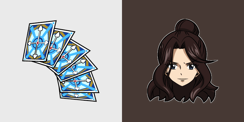 Fairy Tail Cana Alberona custom cursor pack preview for Chrome, Edge and Windows