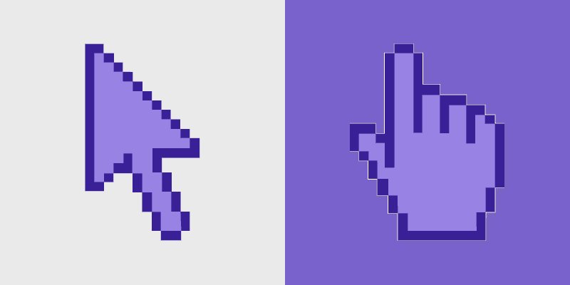 Vibrant Royalty custom cursor pack preview for Chrome, Edge and Windows