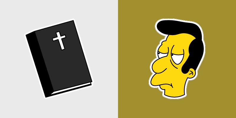 Rev. Lovejoy custom cursor pack preview for Chrome, Edge and Windows