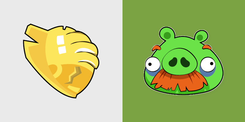 Angry Birds Foreman Pig custom cursor pack preview for Chrome, Edge and Windows