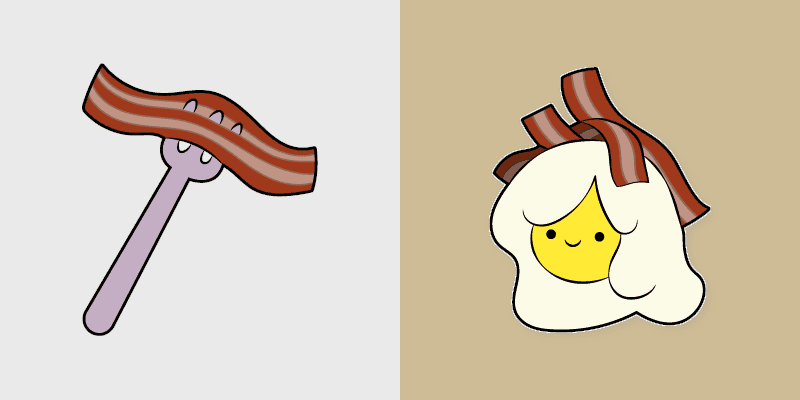Breakfast Princesses custom cursor pack preview for Chrome, Edge and Windows