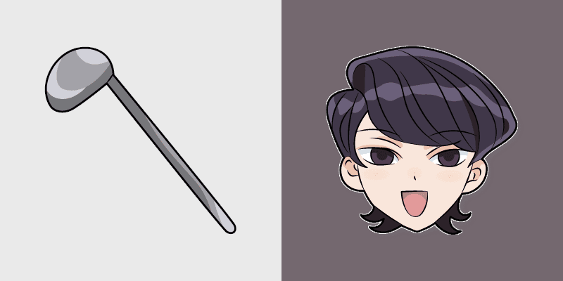 Komi Shuuko Mom custom cursor pack preview for Chrome, Edge and Windows