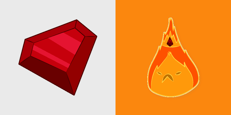 Flame King custom cursor pack preview for Chrome, Edge and Windows