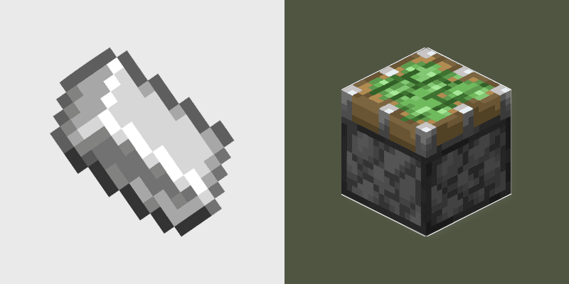 Iron Ingot Piston custom cursor pack preview for Chrome, Edge and Windows