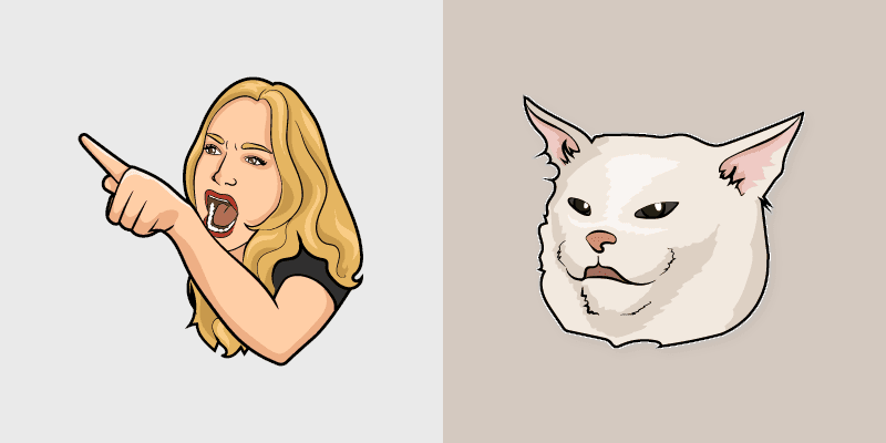 Cute Cat custom cursor pack preview for Chrome, Edge and Windows
