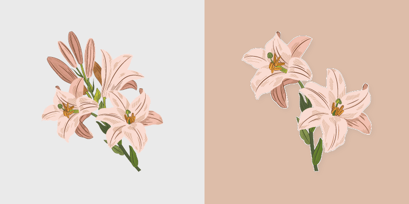 Lily custom cursor pack preview for Chrome, Edge and Windows
