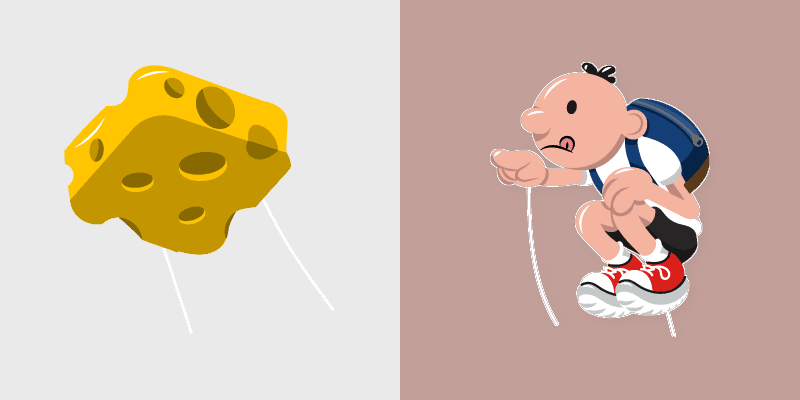 Wimpy Kid Parade custom cursor pack preview for Chrome, Edge and Windows