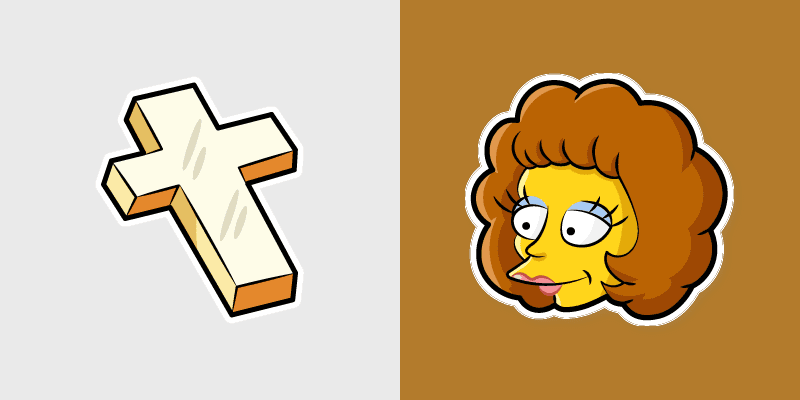Maude Flanders custom cursor pack preview for Chrome, Edge and Windows