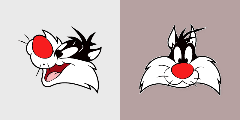 Sylvester Looney custom cursor pack preview for Chrome, Edge and Windows