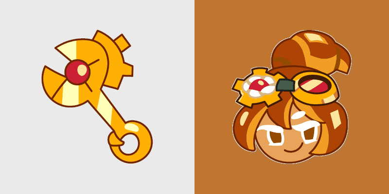 Cookie Run custom cursor pack preview for Chrome, Edge and Windows