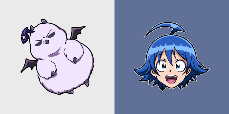 Iruma Suzuki Demon custom cursor pack preview for Chrome, Edge and Windows