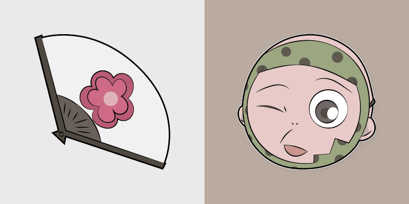 Kotetsu Kamisama Fan custom cursor pack preview for Chrome, Edge and Windows