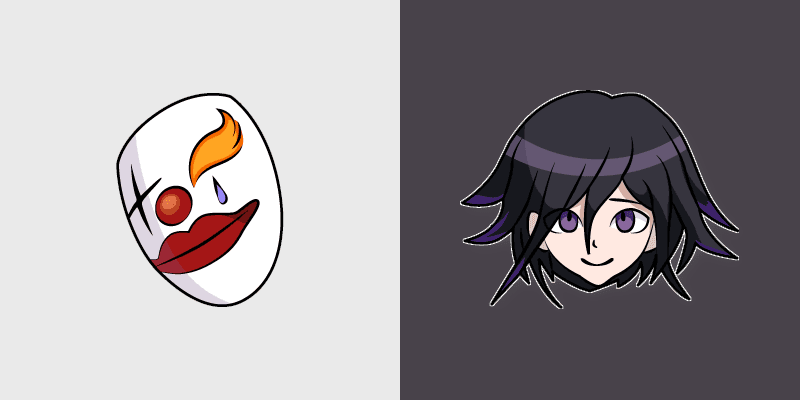 Kokichi Cute Custom Mouse custom cursor pack preview for Chrome, Edge and Windows