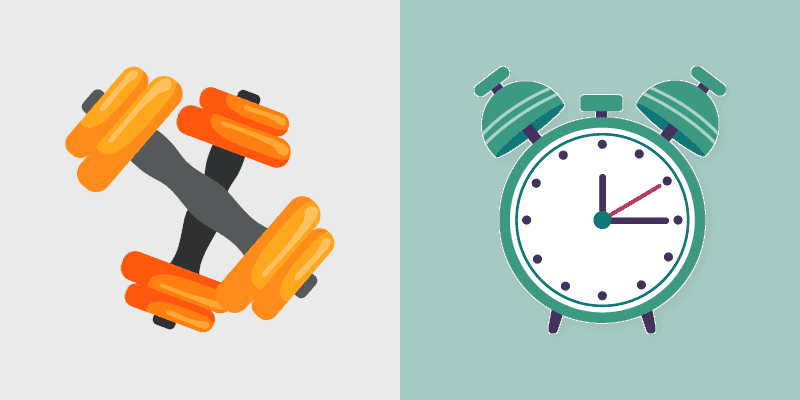 Gym Alarm custom cursor pack preview for Chrome, Edge and Windows