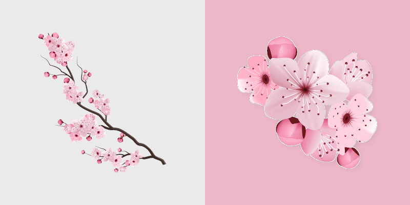 Sakura custom cursor pack preview for Chrome, Edge and Windows