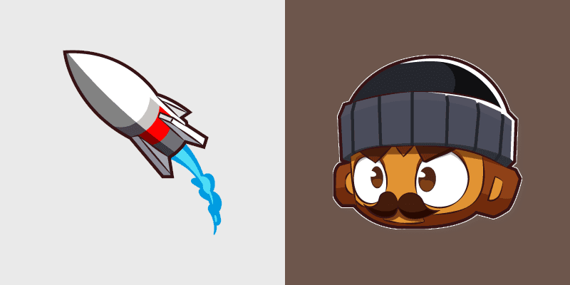 Ballistic Missile Boost custom cursor pack preview for Chrome, Edge and Windows