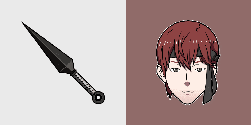 Fire Emblem Asugi and Kunai custom cursor pack preview for Chrome, Edge and Windows
