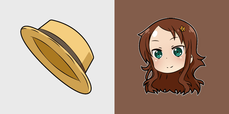 Riko Saikawa Hat custom cursor pack preview for Chrome, Edge and Windows