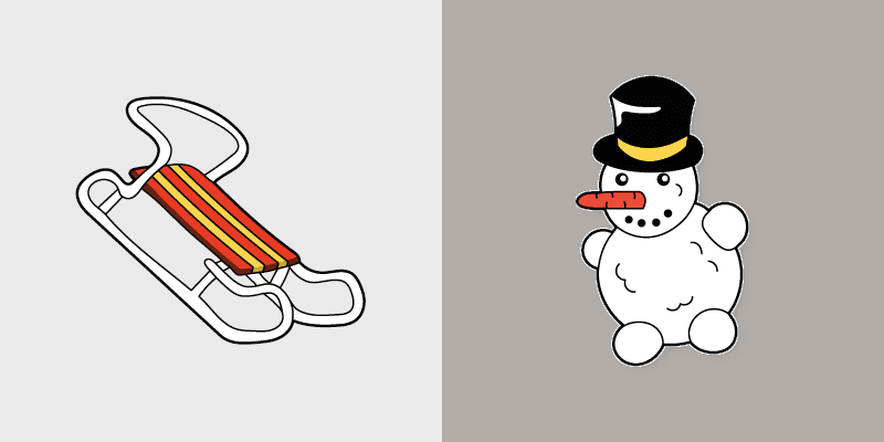 Winter Themed Delight custom cursor pack preview for Chrome, Edge and Windows